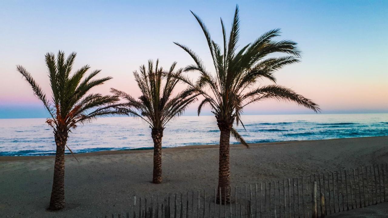Appart Mezzanine Vue Mer Et Plage, Parking Wifi Tv Ле-Баркарес Екстер'єр фото